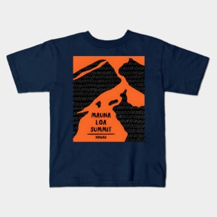 Mauna Loa Summit � Hawaii Kids T-Shirt